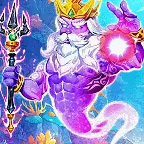 Poseidon's Secret 2 logo by KA Gaming at Alf Casino
